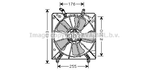 AVA QUALITY COOLING Tuuletin, moottorin jäähdytys HD7511